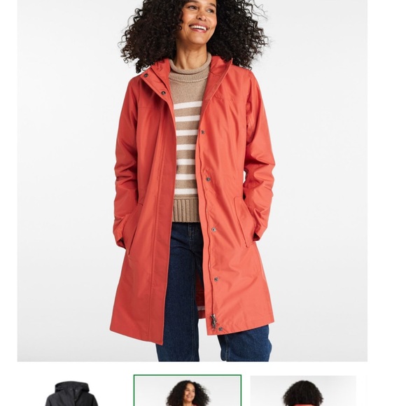 L.L. Bean | Women's H2OFF Raincoat, PrimaLoft-Lined - Picture 2 of 8